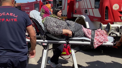 Kocaeli'de Apartman Yangını: Yaşlı Kadın Fenalık Geçirdi