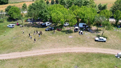 İstanbul’da Bayram Piknik Yoğunluğu Dronla Görüntülendi
