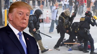 ABD'de Kriz Patladı! Trump Muhafızlarını Gönderiyor