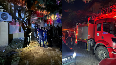 Polis Lojmanında Korkutan Yangın! 13 Kişi Fenalaştı