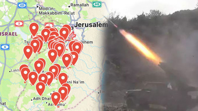 Husiler'den İsrail'e Füze Yağmuru! Kudüs'te Saldırı Sirenleri Çaldı