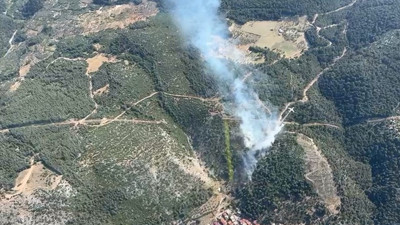 Soma’da Bir Günde İkinci Orman Yangını