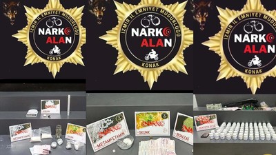 İzmir Konak'ta Uyuşturucu ve Silah Operasyonu! 13 Tutuklama