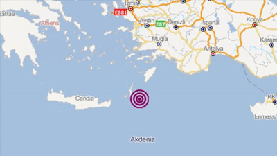 Kandilli Rasathanesi Duyurdu: Akdeniz'de Deprem