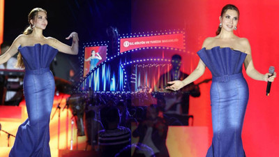 Ebru Yaşar Samsun'u Salladı! On Binlerce Hayranı Akın Etti... Sesiyle ve Şıklığıyla Büyüledi