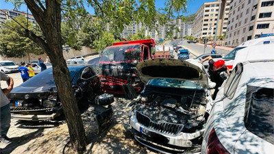 Kahramanmaraş'ta Zincirleme Kaza! 3 Yaralı