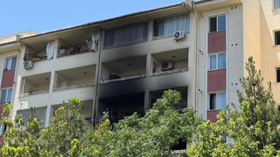 Diyarbakır'da Apartman Dairesinde Yangın