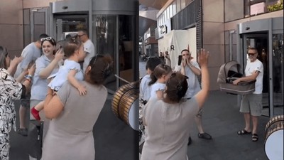 İkinci Kez Dede Oldu: 'Küçük Hüsnü'ye Davul-Zurnalı Kutlama