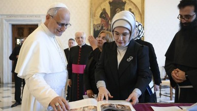 Emine Erdoğan ve Papa 14. Leo ile Bir Araya Geldi: Dikkat Çeken 'Gazze' Çağrısı