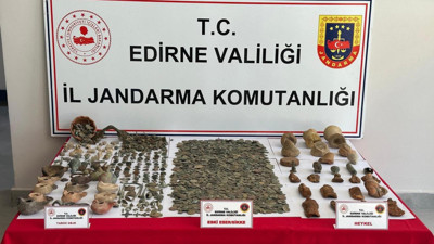 Edirne'de Tarihi Eser Kaçakçılarına Operasyon