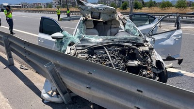 Anadolu Otoyolu'nda Feci Kaza! 4 Yaralı