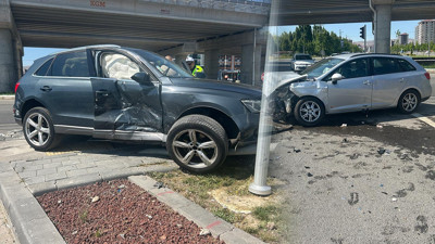 Sivas’ta Cip ile Otomobil Çarpıştı, 4 Yaralı Var