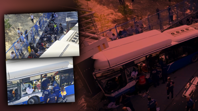 Ankara'da Belediye Otobüsü Kaza Yaptı! 27 Kişi Yaralandı