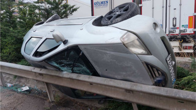 Hurdaya Dönen Araçtaki Emniyet Kemeri Hayat Kurtardı