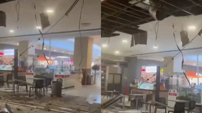 Beylikdüzü’nde AVM'de Büyük Panik! Asma Tavan Çöktü