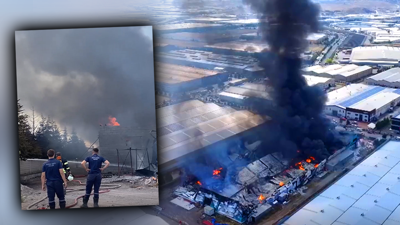 Kayseri'de Mobilya Fabrikasında Yangın! Büyümeden Kontrol Altına Alındı