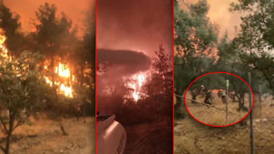 Alevlerin Ortasında Dehşeti Yaşadılar! 'Çıkmamız Lazım, Ortada Kaldık'