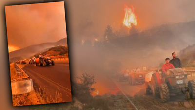 Bilecik’te İznikli Çiftçilerden Hayat Konvoyu! Traktörlerini Felaketin Ortasına Sürdüler… Zamanla Yarışın Gizli Kahramanları