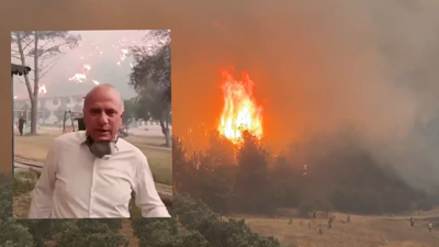 İYİ Partili Başkan Orman Kahramanlarını Korkak İlan Etti! Alevler Arasında Mekik Dokudular Yine de Yaramadılar