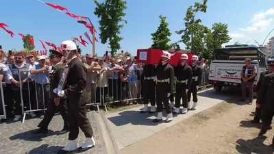 Hatay Şehidine Giresun'da Acı Veda