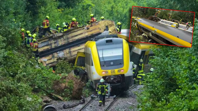 Almanya’da Tren Faciası! Raydan Çıkarak Devrildi: 3 Ölü, Onlarca Yaralı