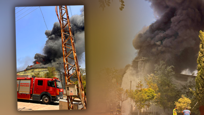 Gaziantep'te Halı Fabrikasında Yangın Paniği! Kontrol Altına Alındı