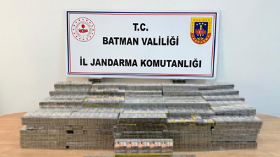 Batman'da Jandarmadan Büyük Kaçak Sigara Operasyonu