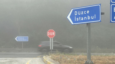 Bolu Dağı’nda Sis ve Yağmur: Görüş Mesafesi 30 Metreye Düştü