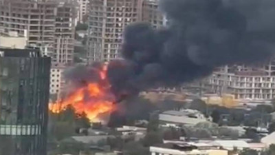 Kartal'da Film Platosunda Korkutan Yangın