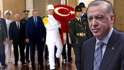 Cumhurbaşkanı Erdoğan'dan Anıtkabir Ziyareti