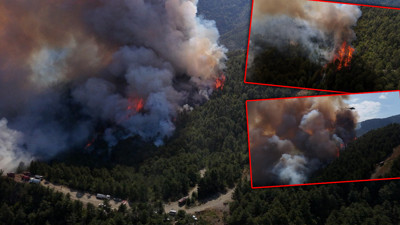 Karabük'te Alevler Yeniden Yükseldi! Havadan ve Karadan Müdahale Sürüyor