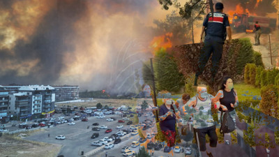 Arazide Başladı, Ormana Sıçradı! Çanakkale Yine Yanıyor