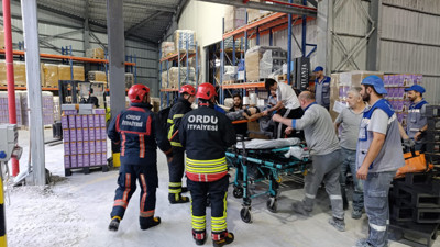 Ordu'da İş Kazası! Kutu Paketleme Makinesine Sıkıştı