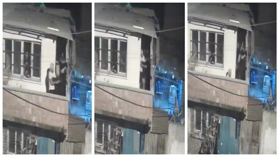 Adana Yine Film Sahnelerini Aratmadı! Balkondan Balkona Çatışma