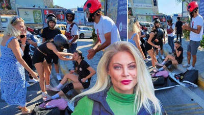 Seray Sever Bodrum’da Ölümden Döndü! Lüks Aracı Pert Oldu, Gözyaşlarına Boğuldu