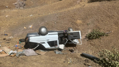 Diyarbakır’da Otomobil Devrildi! 3’ü Çocuk 8 Kişi Yaralandı