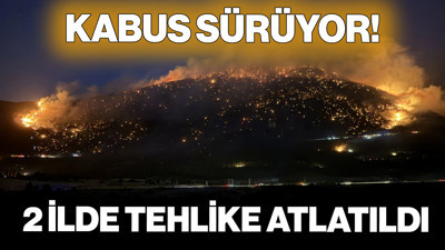 Yangın Kabusu Sürüyor! 2 İlde Tehlike Atlatıldı