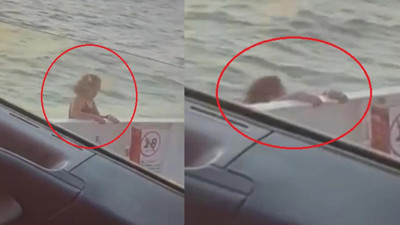 Yolcu Feribottan Atlamıştı... O Anların Görüntüsü Ortaya Çıktı