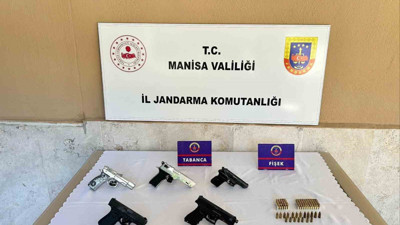 Alaşehir'de Ruhsatsız Silah Operasyonu! 5 Tabanca Ele Geçirildi