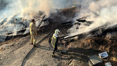 Kastamonu’da Çıkan Yangın İki Evi ve İki Samanlığı Kül Etti