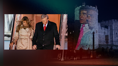 Trump’ı Küplere Bindiren Fotoğraf! ‘Protesto’ Duvarı İngiltere Ziyaretine Gölge Düşürdü