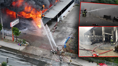 Trabzon'da Yürekler Ağza Geldi! AVM'de Saatler Süren Yangın