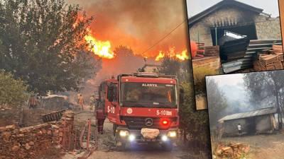 'Kızıl Kapan' Dört İli Sardı! Alevler Evlere Sıçradı, Vatandaşlar Mahsur Kaldı