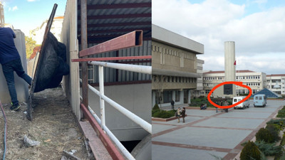 Boğaziçi Üniversitesi'nde Tepki Çeken Olay! Atatürk Büstünü Devirdiler