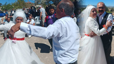 4 Çocuk, 9 Torun Sahibi Çift, 40 Yıl Sonra Hayallerindeki Düğünü Yaptı