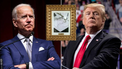 Trump, Biden'ın Yerine 'Otopen' Fotoğrafı Koydu