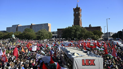 Avrupa’nın Kalbinde Gazze Yürüyüşü... 100 Bin Kişi Katıldı