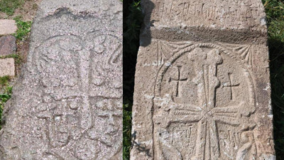 Van'da Tarihi Operasyon: Bizans Dönemine Ait İki Kabartma Taş Stel Bulundu