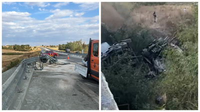 Kırklareli'nde Tır Faciası: Köprüden Dereye Yuvarlanan Araçta Sürücü Sıkıştı