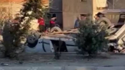 Otomobil Takla Attı, 2 Yaralı